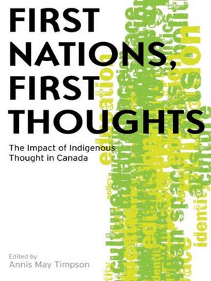 cover image of First Nations, First Thoughts